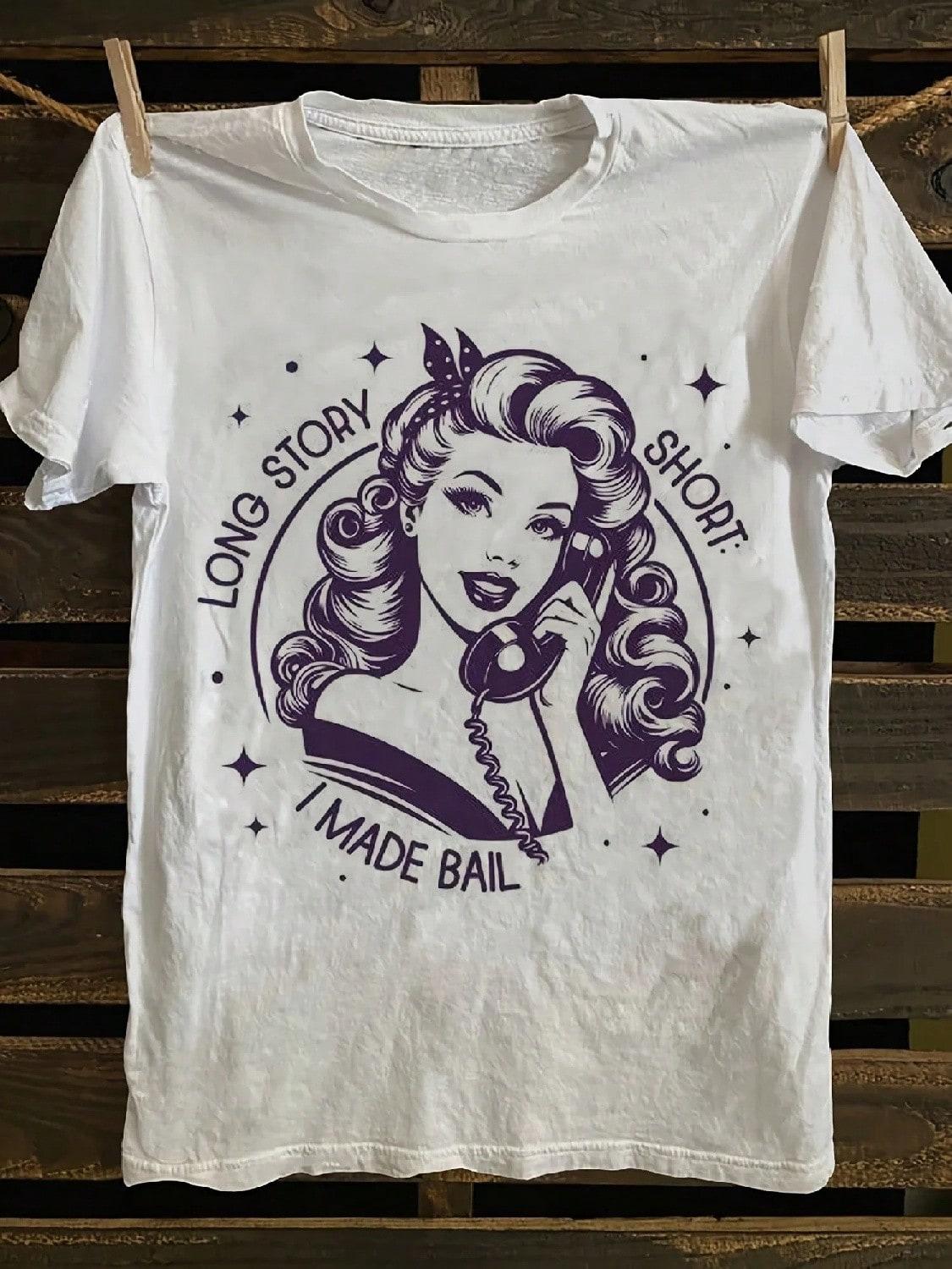 Sense Of Design-Men S Vintage Girl Printed T-Shirt_ 100% Cotton_ Crew Neck S разноцветный