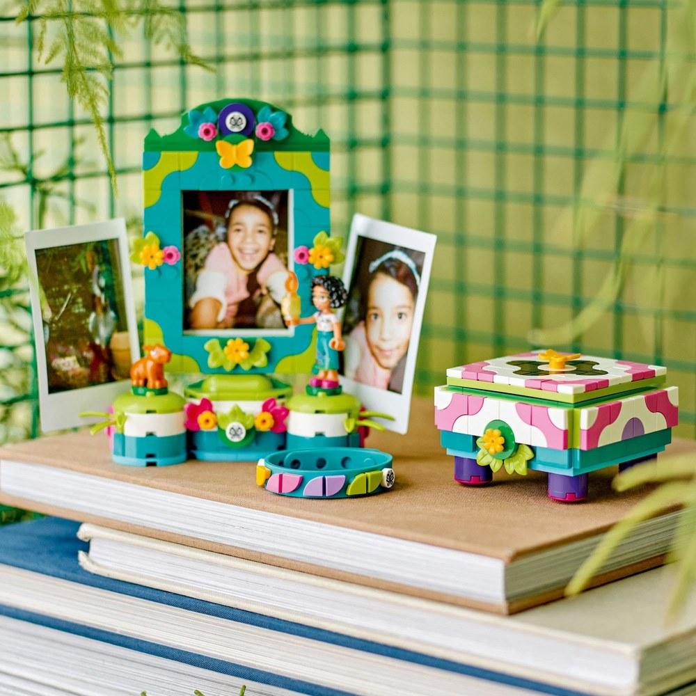 LEGO Disney Mirabel Photo Stand and Jewelry Box Toy Gift for Kids 6-9 Years Old