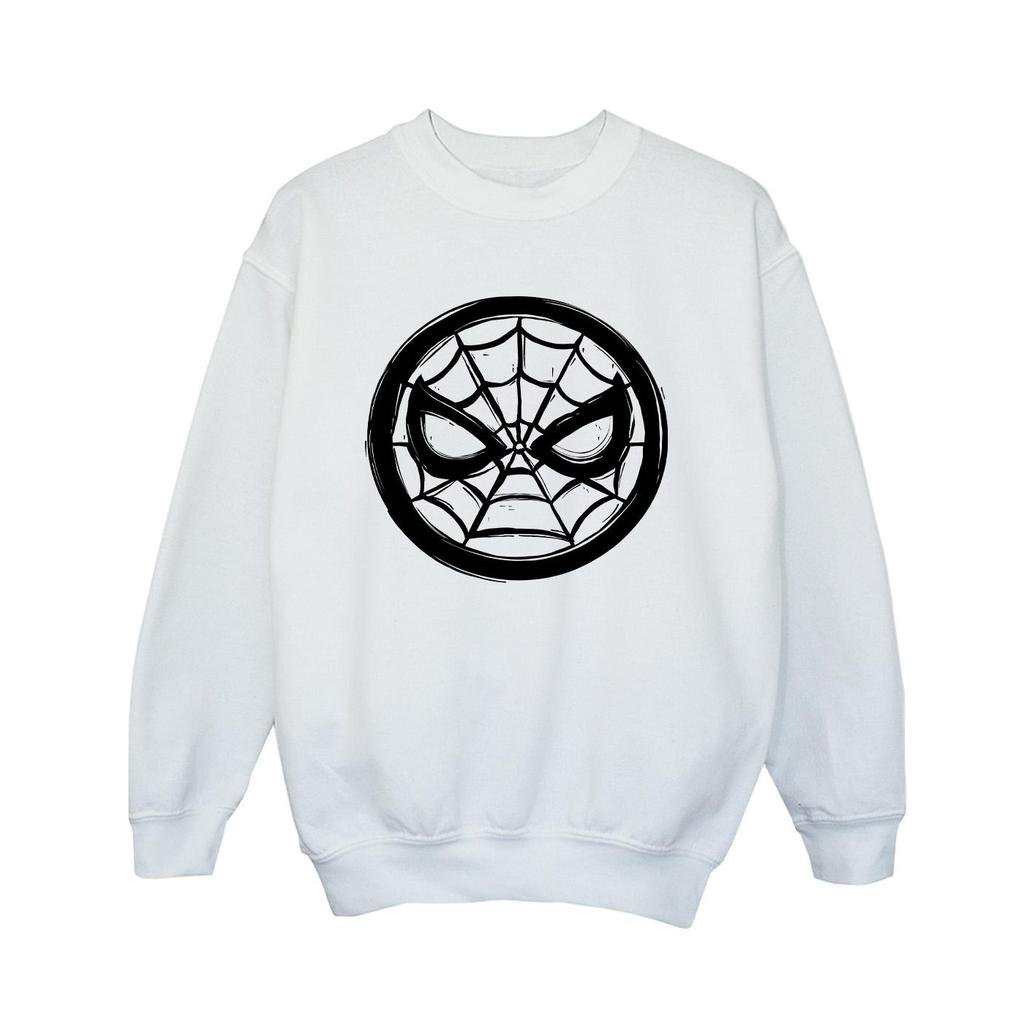 Marvel Boys Spider-Man Chest Logo Sweatshirt