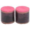 2Pcs Billiard Cue Tips Chalk NoSlip Pool Table Stick Chalk Billiard Accessories(Red )