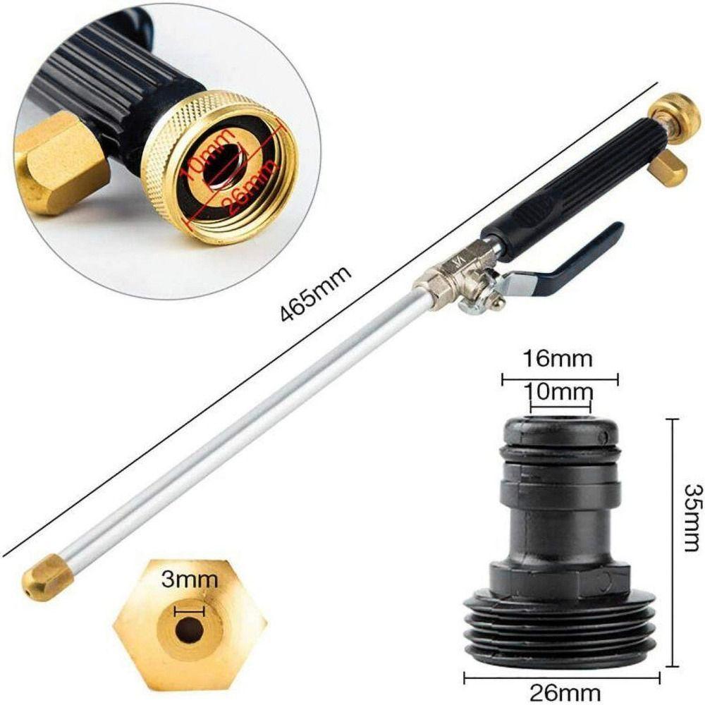 Easily Removes Stains Jet Nozzle Pressure Washer Hose Nozzle  Car Cleaning Tool