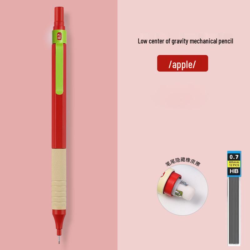 Professional Metal Mechanical Pencil, 0.5/0.7mm, Low Center Gravity, Weighted Feel, Continuous Lead Feed for Drawing & Painting.