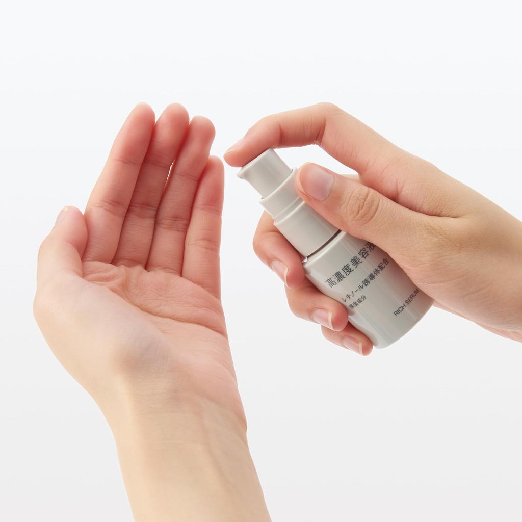 MUJI High Concentration Beauty Serum with Retinol Derivative 30mL for Anti-Aging & Hydration