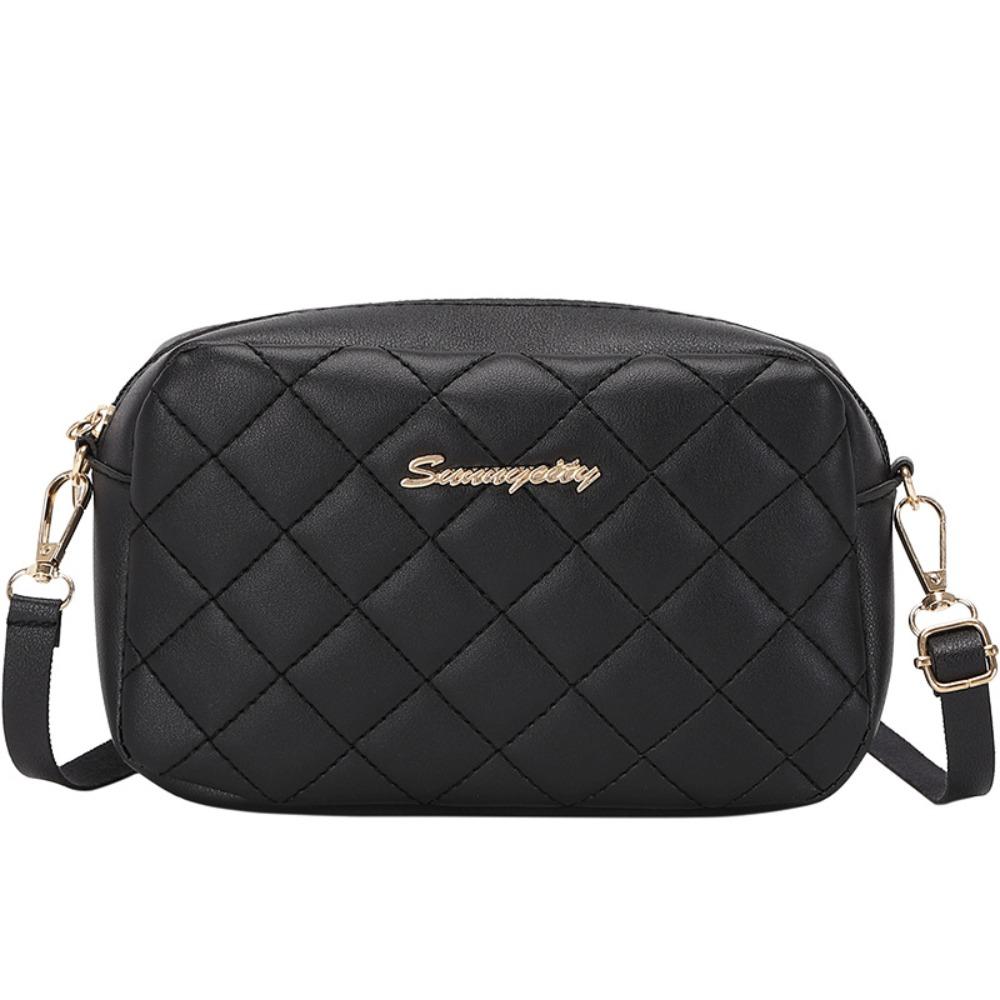 2026 Tassel Women's Small Crossbody Bag Trend Diamd Grid Embroidery Camera Women's Shoulder Bag Fashi Chain Crossbody Bag