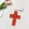 Keyboard Fidget Toy Stress Anxiety Relief 6 Keys Keyboard Clicker Keychain Portable Travel Decompression Button Sensory Toy
