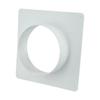 8 Inch ABS Mobile Air Conditioner Exhaust Pipe Joint Flange Interface White Flange Connector Non Toxic Material
