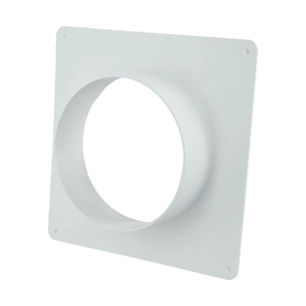 8 Inch ABS Mobile Air Conditioner Exhaust Pipe Joint Flange Interface White Flange Connector Non Toxic Material