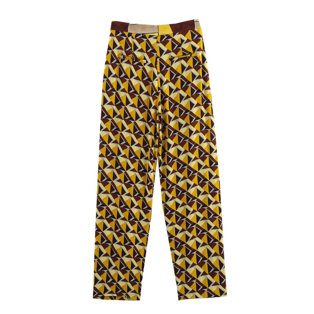 Spring 2025 Women's European & American Street Fashion Print Shirt + Pants Set