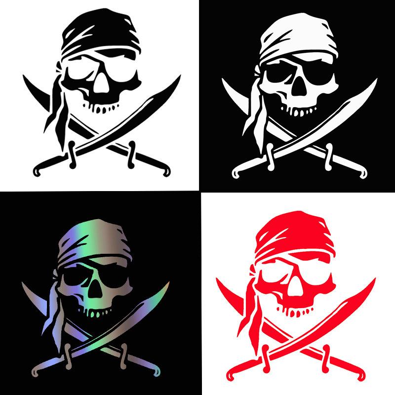 Cross-Border Skull Car Window & Body Stickers - Halloween Decoration
