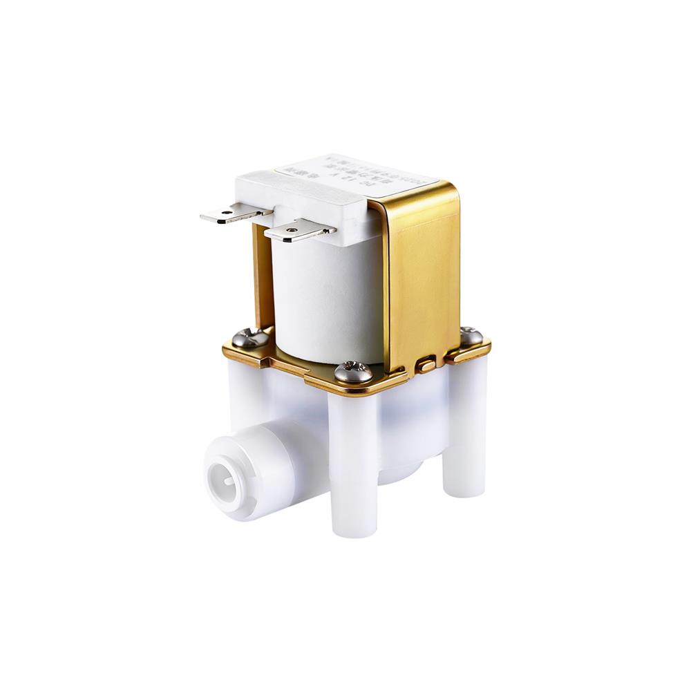 NC 1/4 " Quick Access Electromagnetic Valve DC 12V DC 24V Water Air Inlet Velocity Switch Water Purifier Washing Machine Dispens