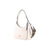 New COACH Hobo Canvas With Leather Crescent Bag Shoulder Bag Crossbody Bag Handbag Medium Size Women's White CJ842-CHK