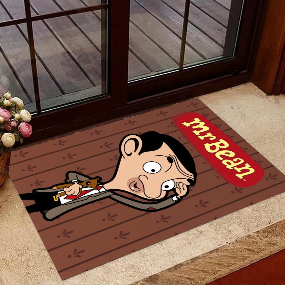 Mr Bean London Trip Carpet Design For Entryway Living Rooms Hallway Study Room Antislip Carpet Decorate Offices Spiritual Gift