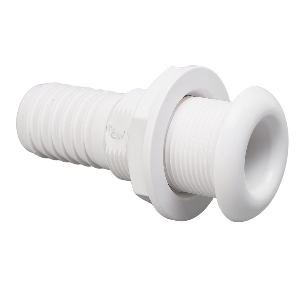 Boat Through Hull Connector 29mm Outlet   Drainage Straight Drain Outlet Fittings Boat Plumbing Fittings