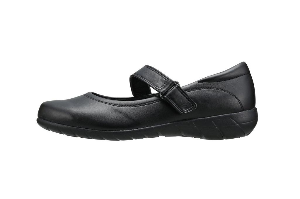 4067 Büro Bequeme Stretch Schwarze [Pansy] Schuhe, Leichtgewicht, Design, Riemen, 24.0cm,