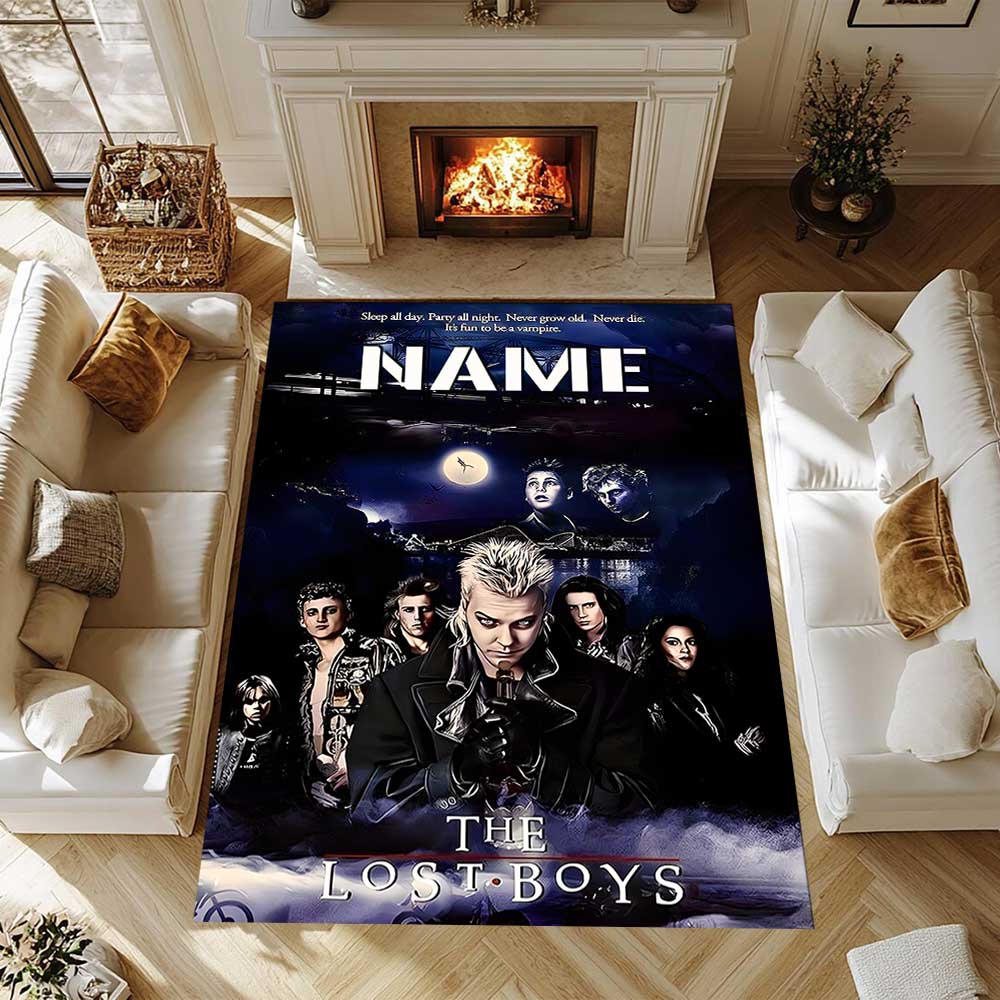 Warner Bros. Works (58) Customize your name rug, office chair cushion, home bedroom living room gift.