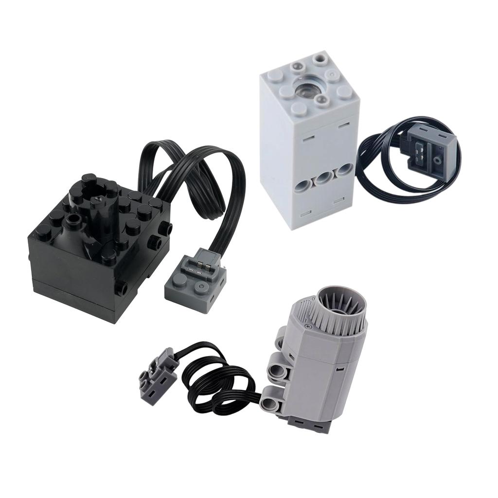 MOC Rauchabzugskit Elektrischer Sprüh-Motor für Baustein-Autos mit Realistischem Rauch-Effekt PF Kompatible Modifikations-Teile
