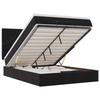 VidaXL Cadre de lit ottoman avec matelas noir 140x200 cm velours, cadre de lit, cadre de lit rembourré, cadre de lit ottoman 3313549