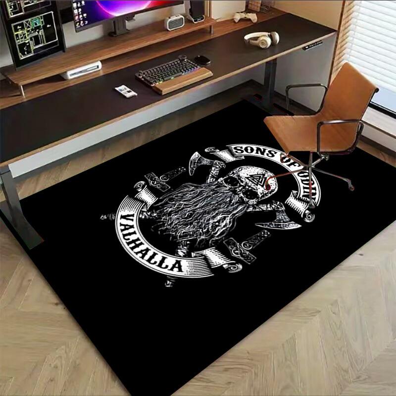 1pc Sons of Odin Valhalla Carpet, Office Rug Outdoor Mat Home Decor Area Carpet Festival