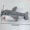 Pencil Pouch, Plush Cartoon Shark Pencil Case, Large Capacity Bag, Zipper Cute Pen Holder for School Office Home