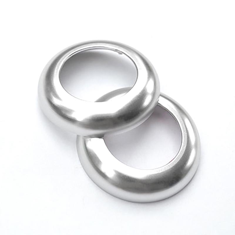 Car Accessories Seat Headrest Adjustment Button Loops Circles Frame Decoration Sticker Ring Cover Trim For Porsche Macan 2014-21