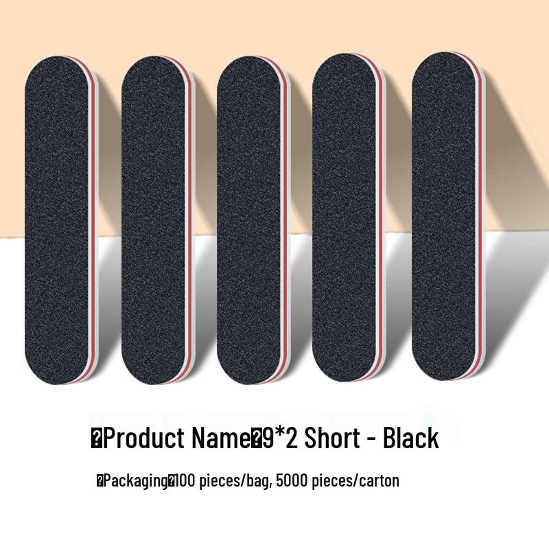 9cm Mini Double-Sided Nail File for Shaping and Polishing Acrylic Nails