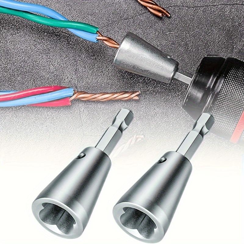 1Pcs Electric Drill Strand Connector Electric Drill Cable Quick Wire Stripping Tool No Live Drill Nut Wire Stripping Tool