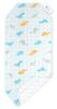 (Keratta) Waterproof Cot Cover for Nursery School Naptime, Soft Quilted Filling, 100% Cotton, with Name Tag, Elastic Corners (60x134cm, M. Dinosaur)
