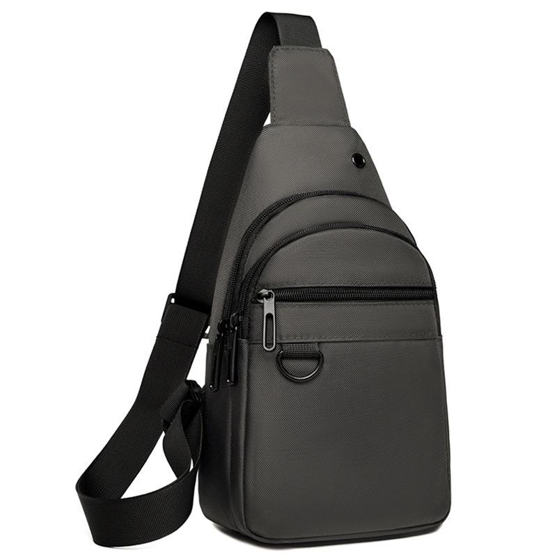 Crossbody bag men's new fashion shoulder bag going out men's multi-functional bag mobile phone change breast bag