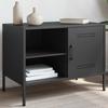 Vidaxl TV Cabinet, Black, 68X39X50.5 Cm, Steel