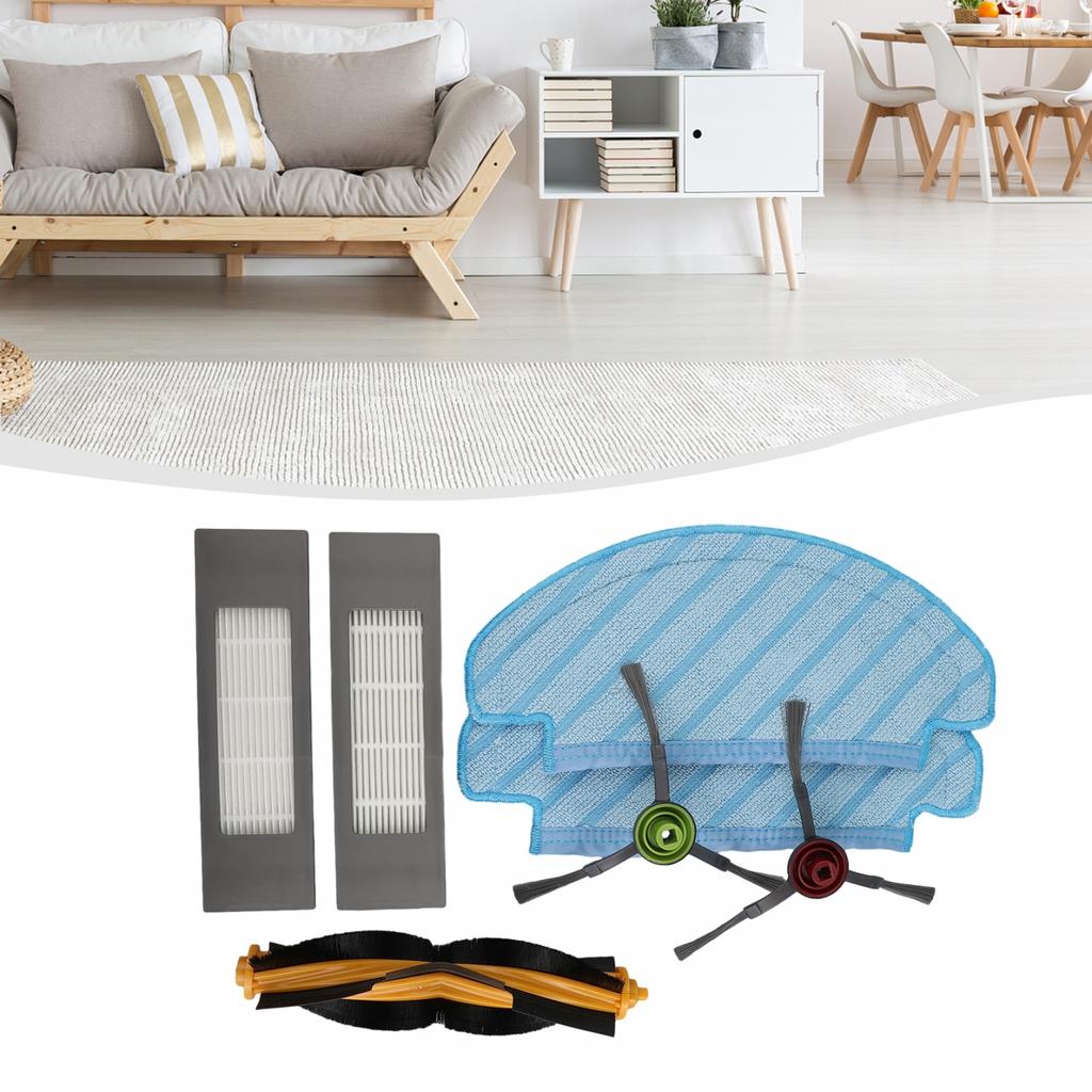 Mop Cloth Roll Brush Ilters Side Brushes For  N10, N10 Plus Robot Vacuum Cleaner  Accessories