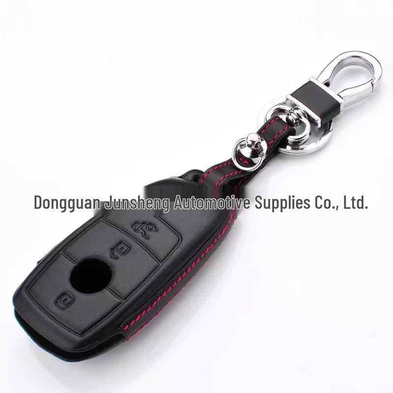 4D Leather Key Case for Mercedes-Benz GLA GLB GLC A-Class B-Class C-Class E-Class AMG