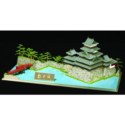 Doyusha 1/350 Japanese Castle Standard Matsumoto Castle Plastic Model S-24 Molded Color