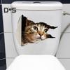Toilet Sticker Tear-Resistant Waterproof PVC Decorative Water Tank Sticker Fading-resistant Bathroom Decal
