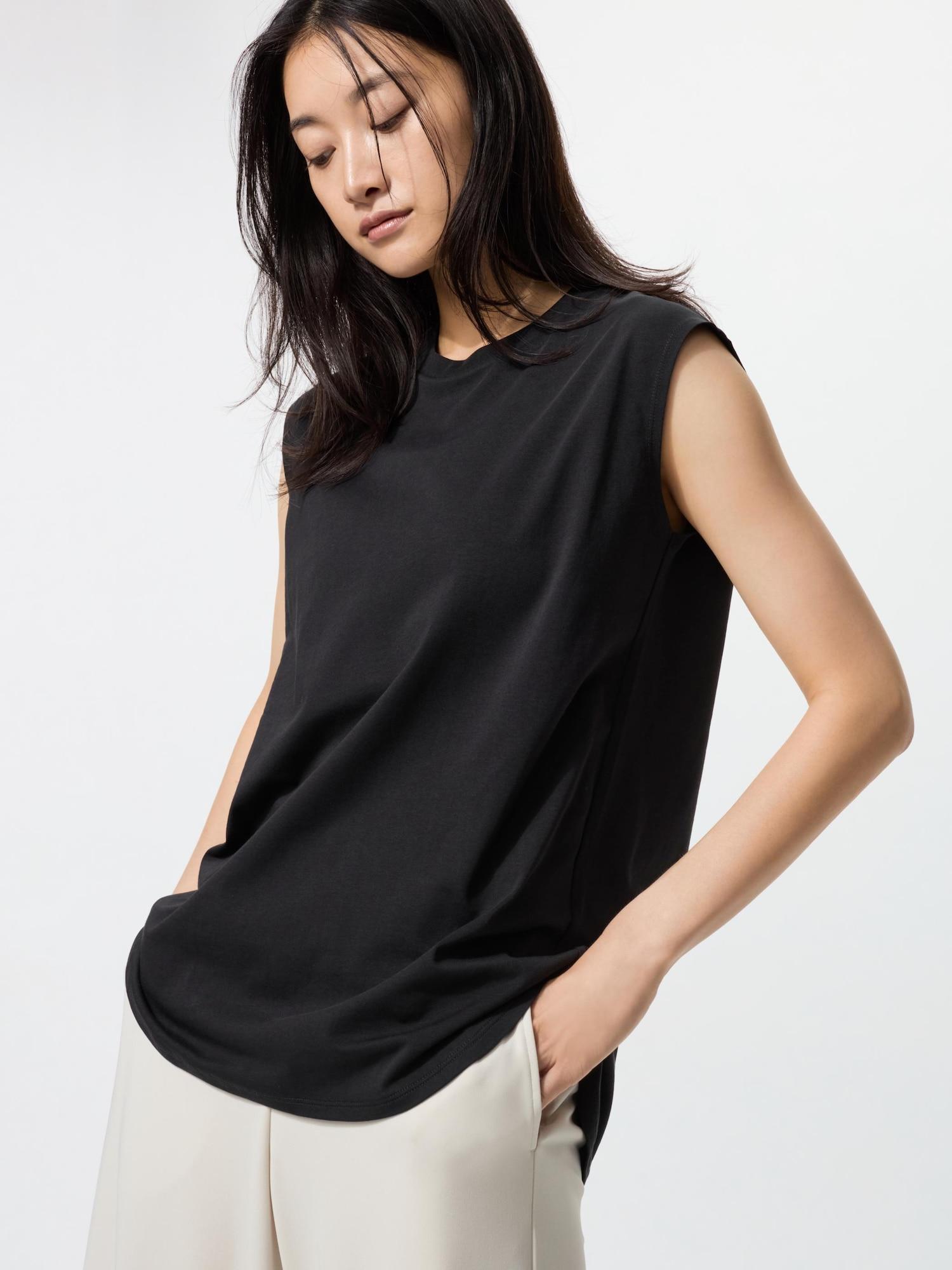 

Uniqlo Майка без рукавов из хлопка Airism