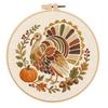 With EN Instruction Happy Thanksgiving Day Embroidery Kit Embroidery Pattern Kit  Thanksgiving Day