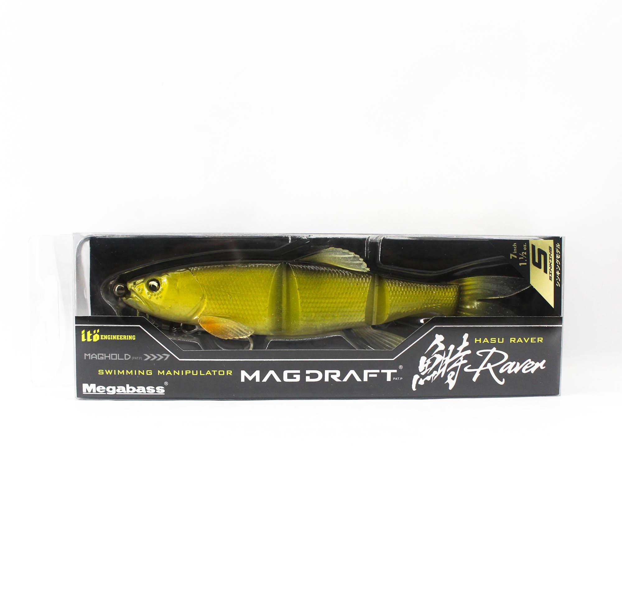 Megabass Soft Lure Mag Draft Hasu 7 Inch Sinking Lure All Round Shin (4699)