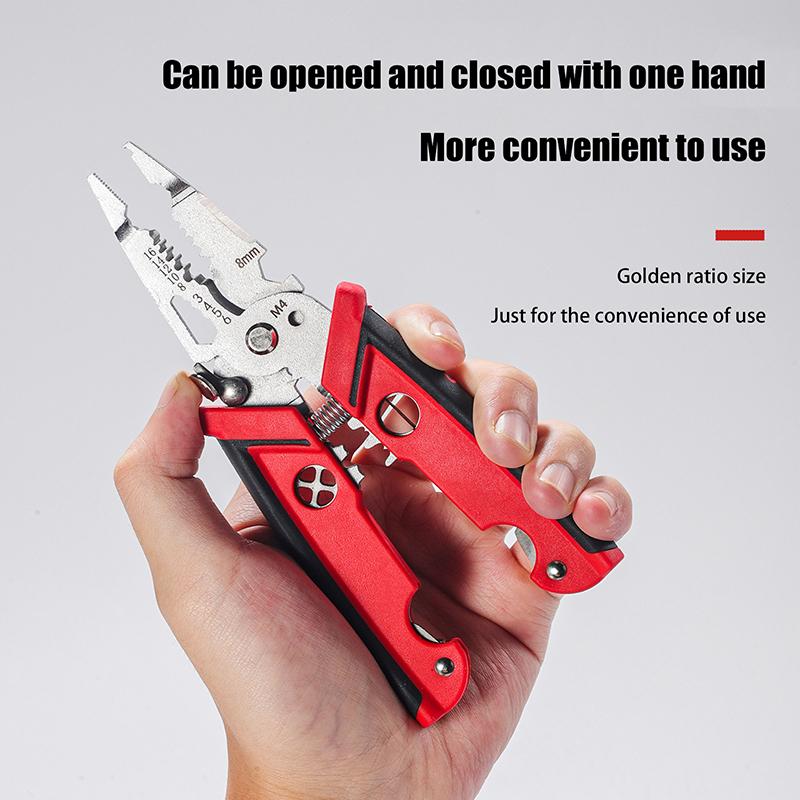 

Многофункциональные плоскогубцы для зачистки проводов 18 в 1, кримпер, плоскогубцы для электрика, кримпер для проводов, инструмент для зачистки, плоскогубцы, инструменты для резки проводов с экономией труда