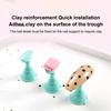 1 Set Colorful Plastic Magnetic Nail Display Stand Tips Holder Beginner Nail Training Board for Practice Manicure Salon