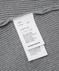 Beulaendideu Hard Twist Ribbed Henley Neck Half Knit [Melange Gray]