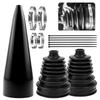 CV Joint Axle Boot Repair Kit 2PCS Drive Shaft Dust Cover Set with Expander Tool for DIY Car Enthusiasts