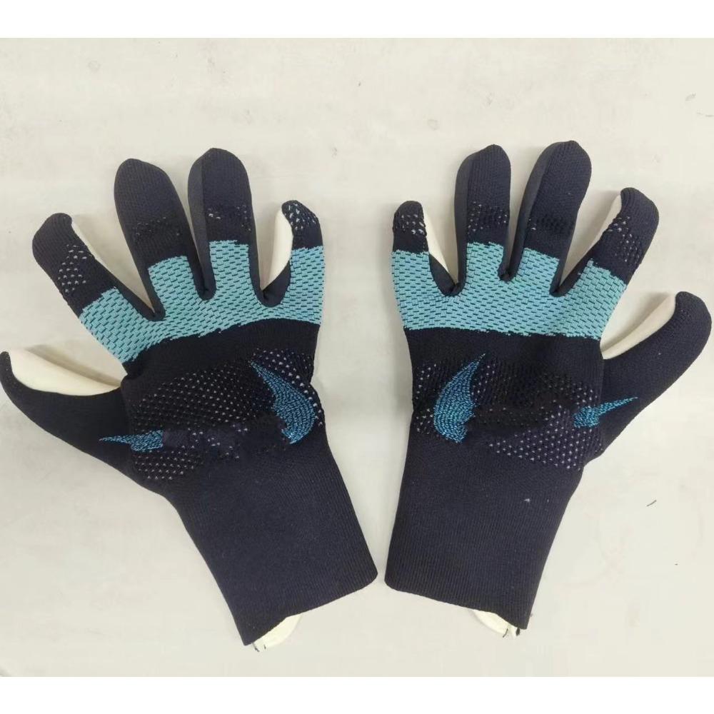 

Футбольные перчатки нескользящие и износостойкие, утолщенные и дышащие. Size 8 темно-синий