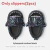 Ciabatte Punk Shark Estive Casual in Eva Slip-on per Coppie con Antiscivolo e Comfort Rialzato