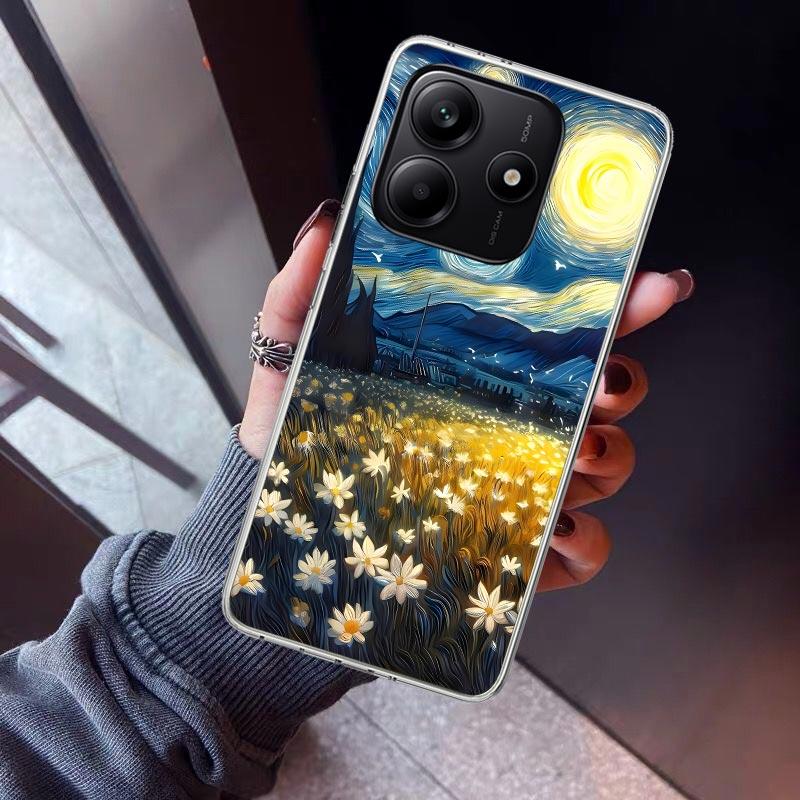 Starry Night Van Gogh Art Phone Case For Xiaomi Redmi Note 15 14 14S 13 12S 12 Pro Plus 11S 11 10S 10 4G Cover 11E 11T 5G Print