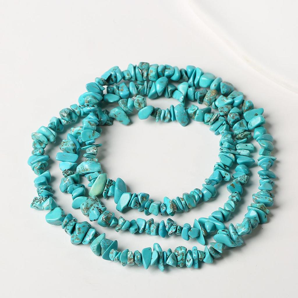 80cm Natürliche Amethyst Splitterkette - Poliert, Unregelmäßige Streifen für DIY Schmuck & Armbänder