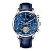 Tourbillon Watch for Men Waterproof Stainles Steel Hand Clock Date Men's Watches Luxury Brand Wristwatch