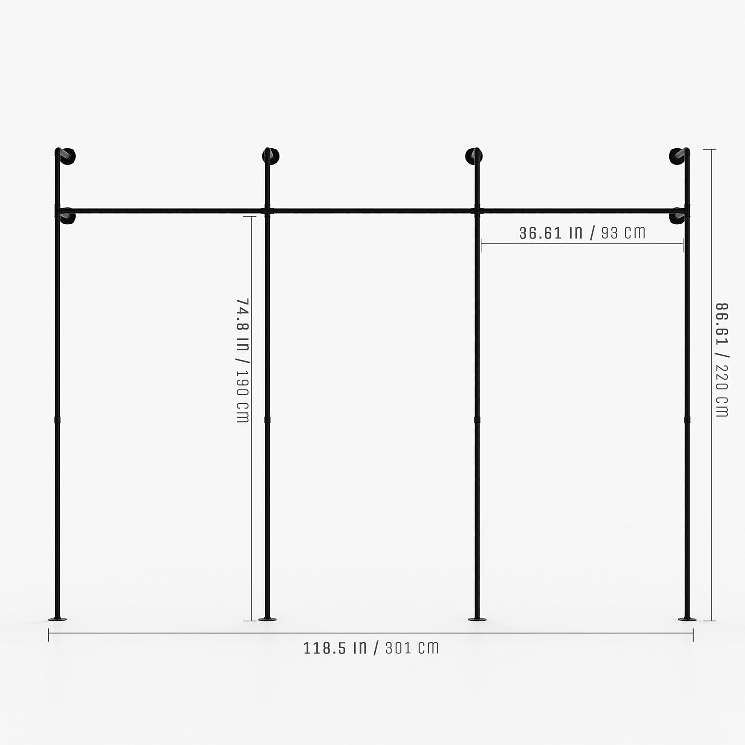 Вешалка для одежды Стойка для вешалок Стенд Металлическая Золотая Вешалка для одежды 17100₽