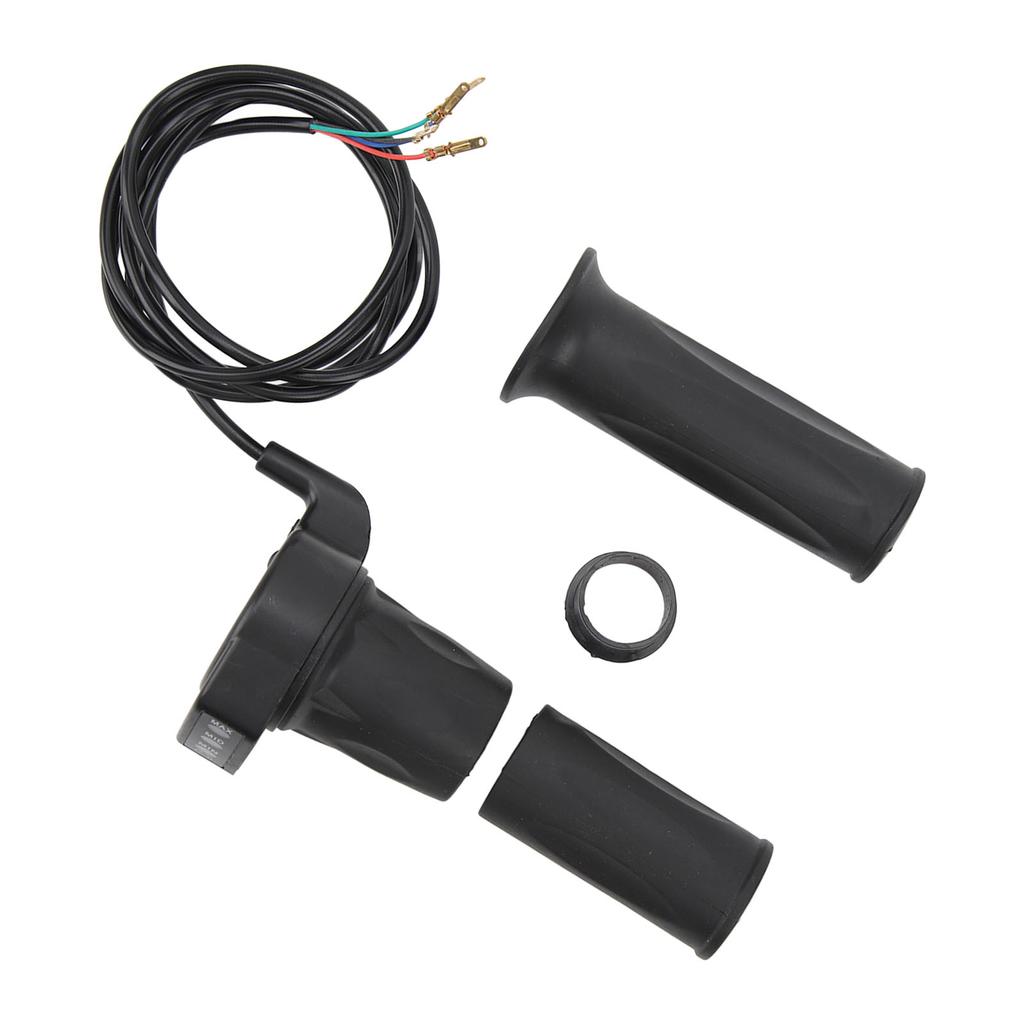 Electric Bike Throttle Grip Waterproof Twist Handlebar Accessories for Lithium Power Modification