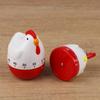 Cute Chicken Rooster Kitchen Timer Mechanical Countdown Alarm Clock Kid Friendly for Study Cooking Baking Reminder