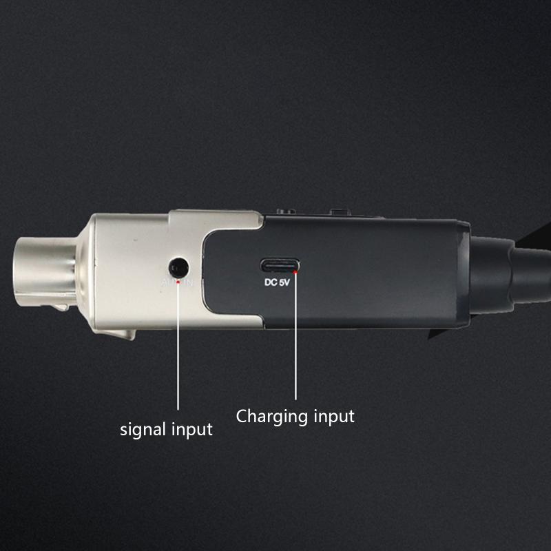 Microphone Wireless System R Transmitter &Receiver for Dynamic Mic  Mixer Mic Adapter LCD Display Screen