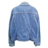 Triple LLL Brand 70s Vintage Denim Jacket Wash Blue Denim Jacket Trucker Men's Used